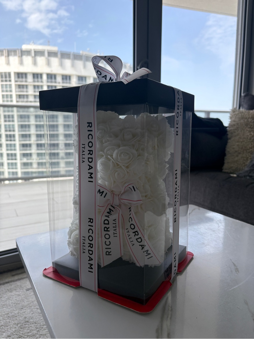 Ricordami Italia White Rose Bear